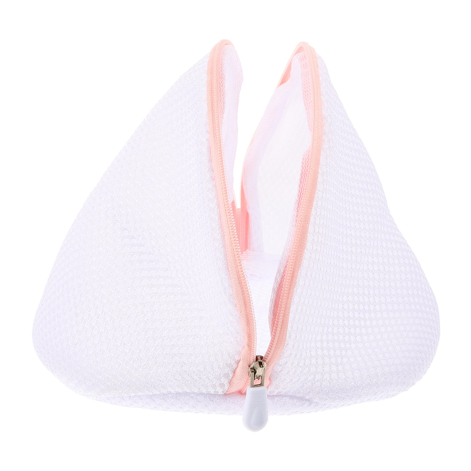 

1pc Mesh Laundry Bags For Bras Lingerie Panties Zipper Protection Washing Organizer Thickened Net Bag Travel Dirty