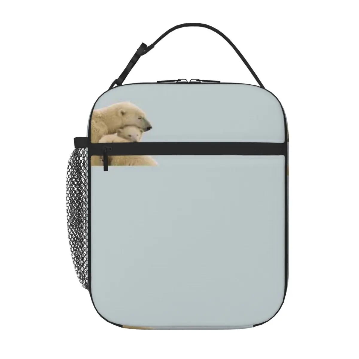 Bestselling Polar Bear Cartoon Thermal Lunch Bag Fitness Snack Outdoor Lunch Bag