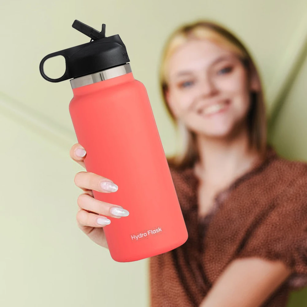 40oz Water Flask Keep Cold and Hot Insulated Vacuum Water Bottle Flex Cap Stainless Steel Vacuum Flask for Coffee Tea and Drinks