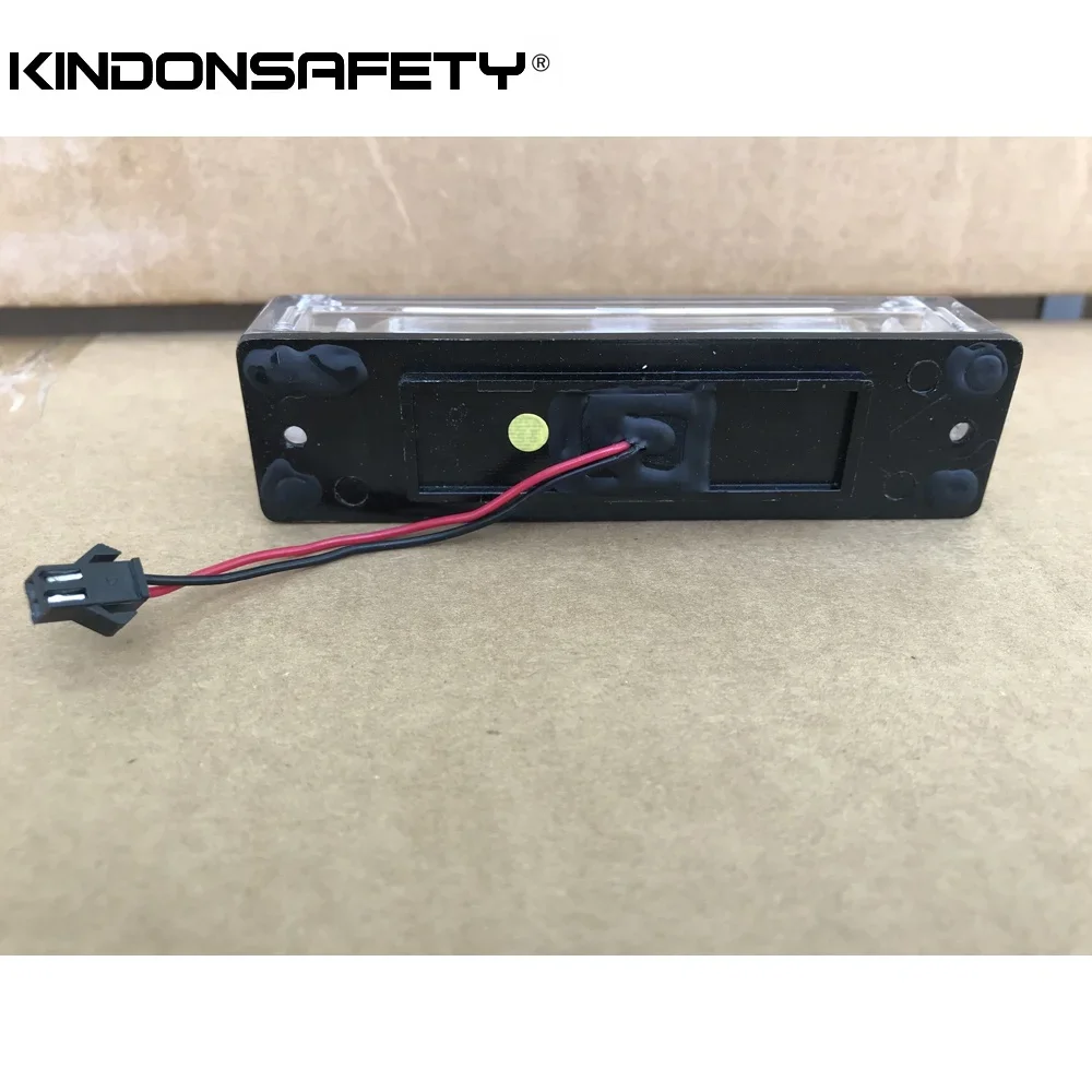 Bilah Lampu Mini Peringatan LED Hijau 3W Linier 6 LED DC12V 24V Multivolt Perak atau Hitam Aluminium 320Mm 12.6 Inci