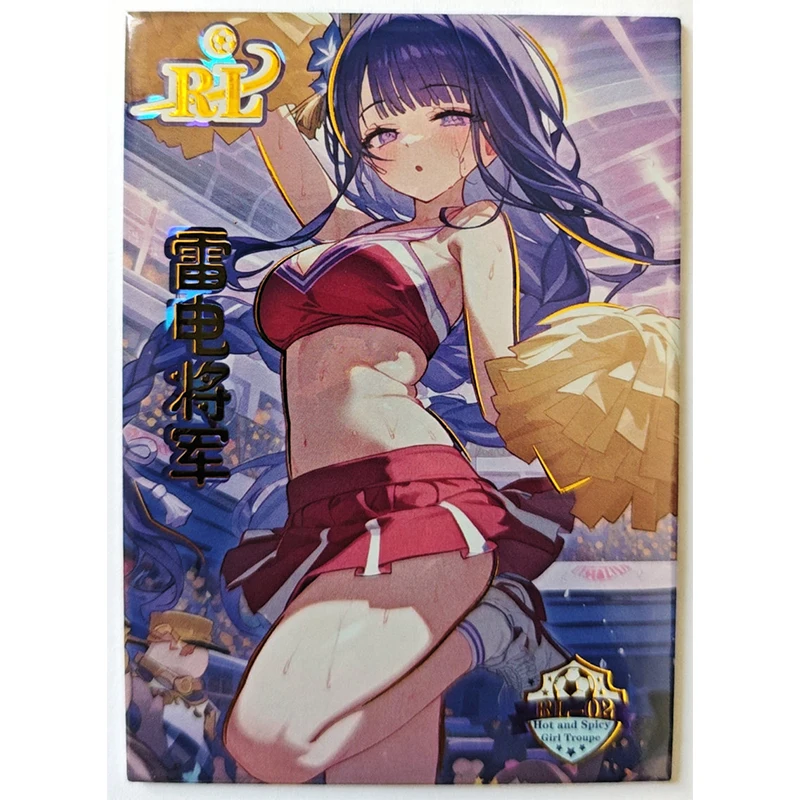 Anime Goddess Story Furina Raiden Shogun Yae Miko Ganyu Kamisato Ayaka Collectible Cards Christmas Birthday Gift Children's Toys