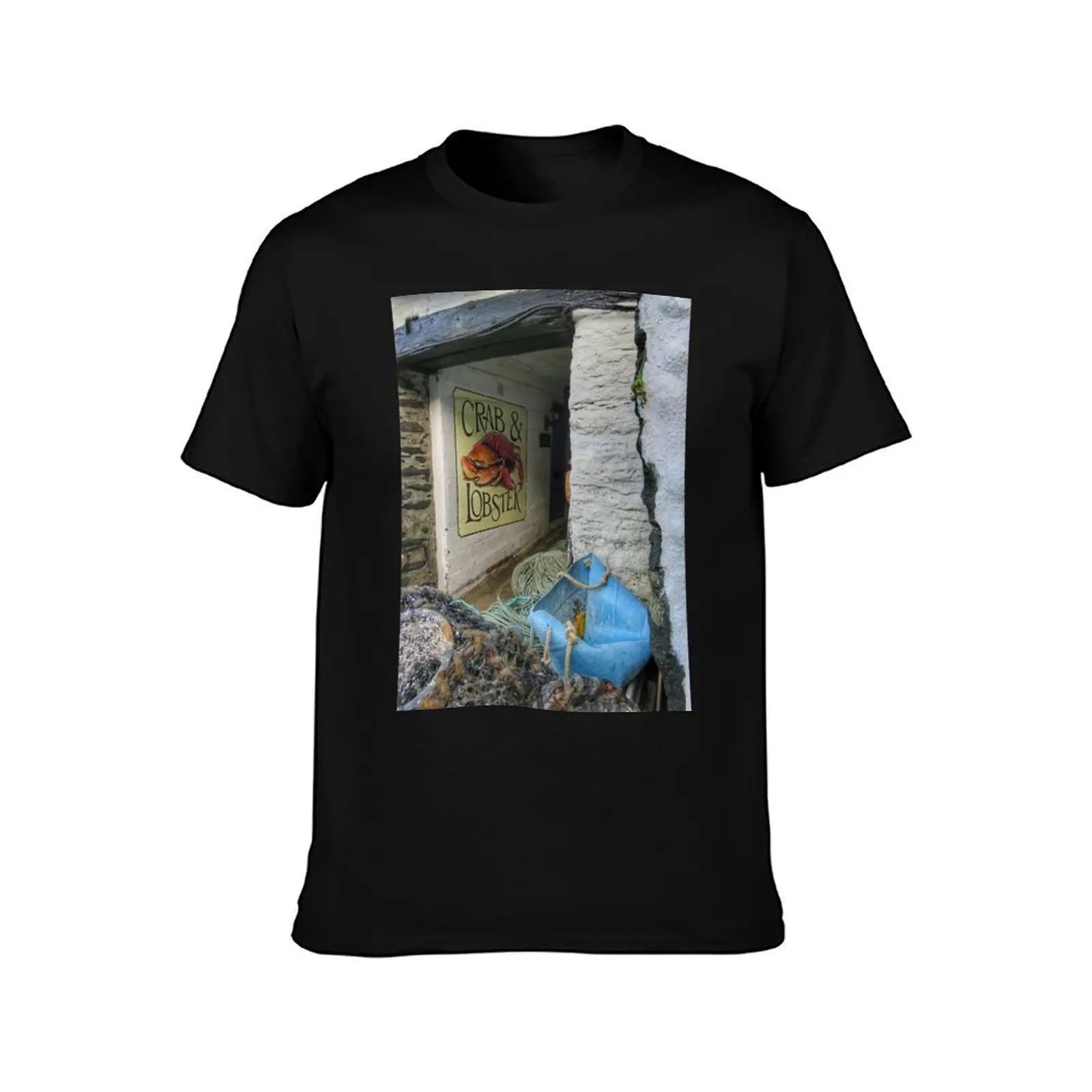 Port Isaac. Portwenn. T-Shirt Casual Simple Design Short Sleeve Shirt