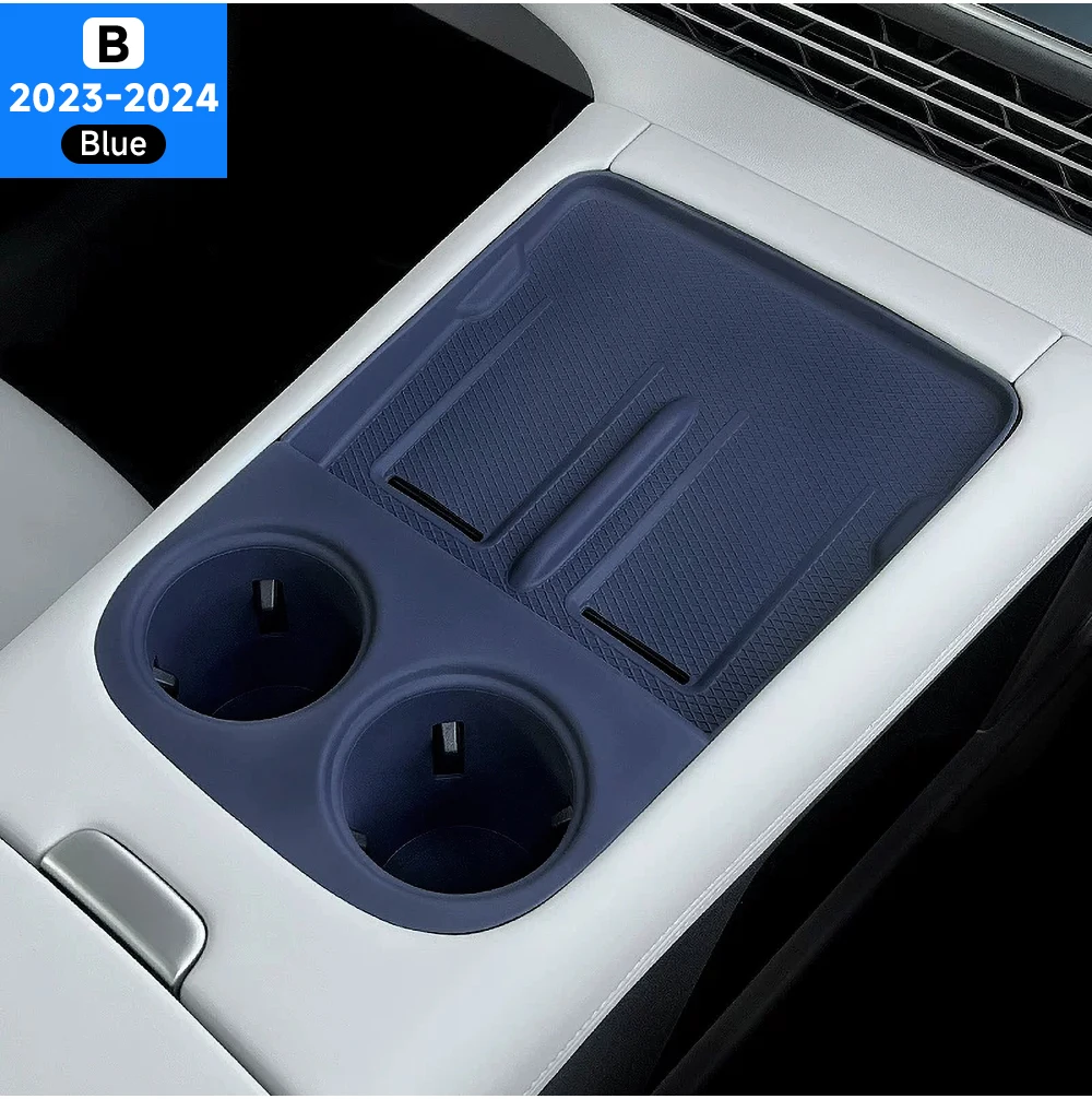 Für Xpeng G6 2023 2024 2025 2026 Auto Kabelloses Lade-Silikonpad Mittelkonsole Getränkehalter-Schutzmatte Schutz-Innenausstattung – Detail 17