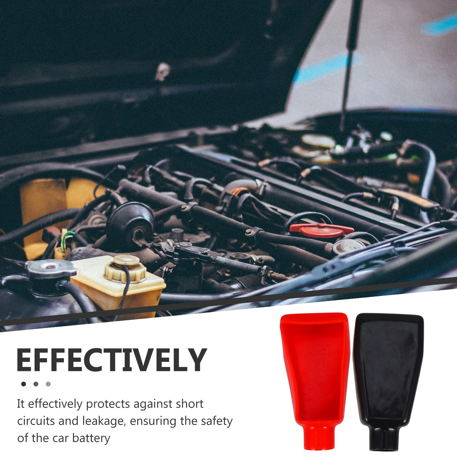 

Terminal Protector Cover Auto Caps Insulator Marine Car Truck Accessory Short Circuit Leak Protection Dual for Boat