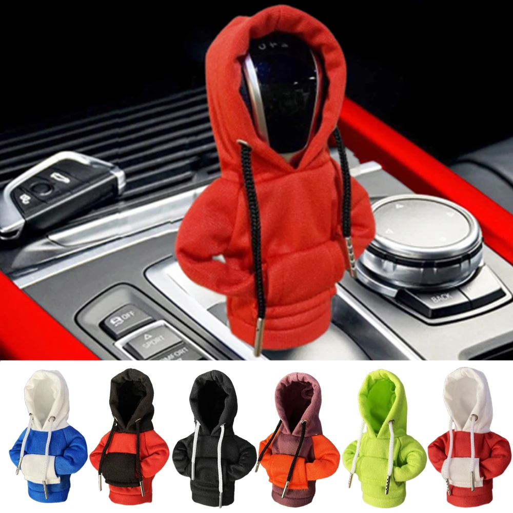 New Car Gear Sweatshirt Change Gear Lever T-shirt Gearbox Hoodies Handle Cover Shift Knob Hoodie Sweatshirt For Gear Shift Jack