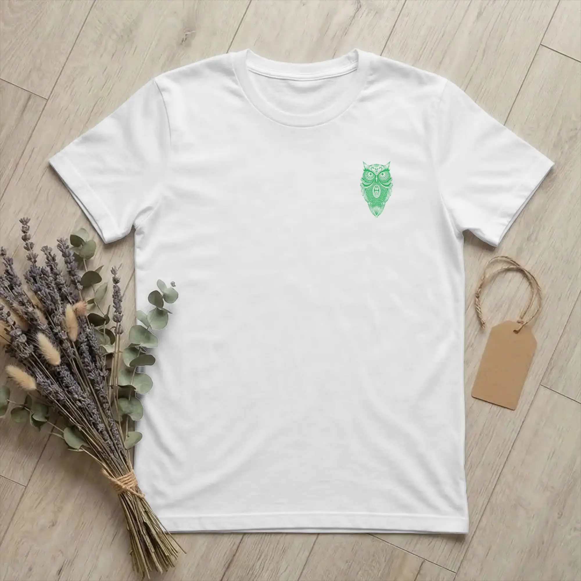 Men's T-Shirt Magnus TMA Horror Podcast Archives Fashion Cotton Tee Shirt Mystical Owl T Shirts Crewneck Clothing Graphic Print