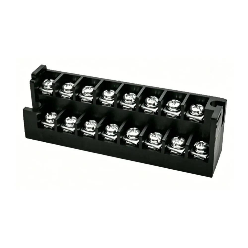 100PIN DG44-1 Barrier Terminal Block Staggered Double Deck Pitch 9.52mm 300V 20A Integrated PCB Connector