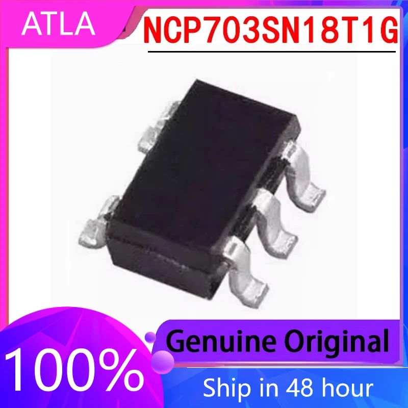 

5PCS New Original NCP703SN18T1G Packaged SOT23-5 Linear Voltage Regulator (LDO) Genuine in Stock