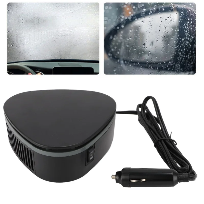 سخان سيارة 12 فولت 120 وات 2 تروس مروحة تسخين تبريد السيارة لإزالة الضباب وإزالة الجليد