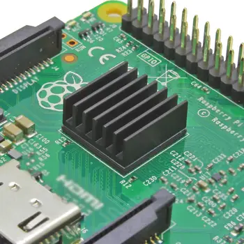 鋁製散熱片,用於電子積體電路晶片、RAM、MOS管、Dynatron、樹莓派散熱,搭配導熱膠帶 8 最佳銷售 散熱片 - №1