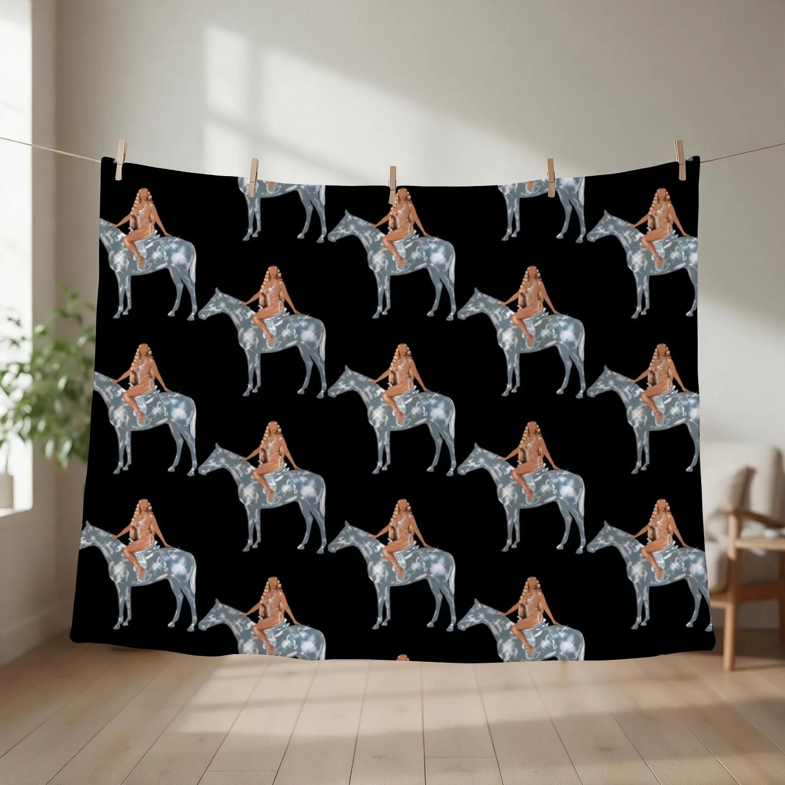 Renaissance World Tour - Album cover illustration Throw Blanket