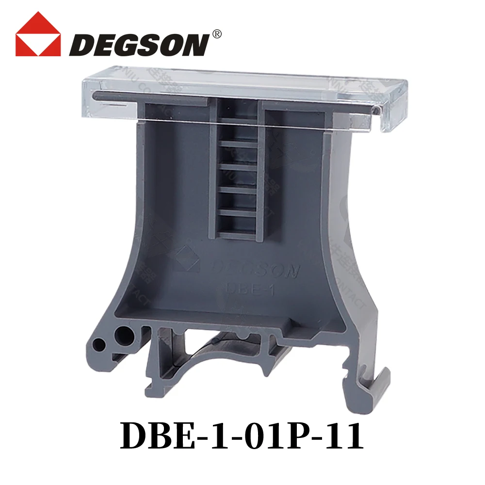 

10Pcs DEGSON DBE-1 DLM2-01P-17 KLM3-20*8 KLM3-44*8-01P-11-00ZH Mounting on Terminal Block Marking Label End Stopper Marker Strip