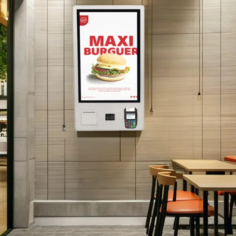 Intelligent Self-Service Kiosk Pricr for Supermarket Restaurant Ordering Terminal with Sweep Code Payment