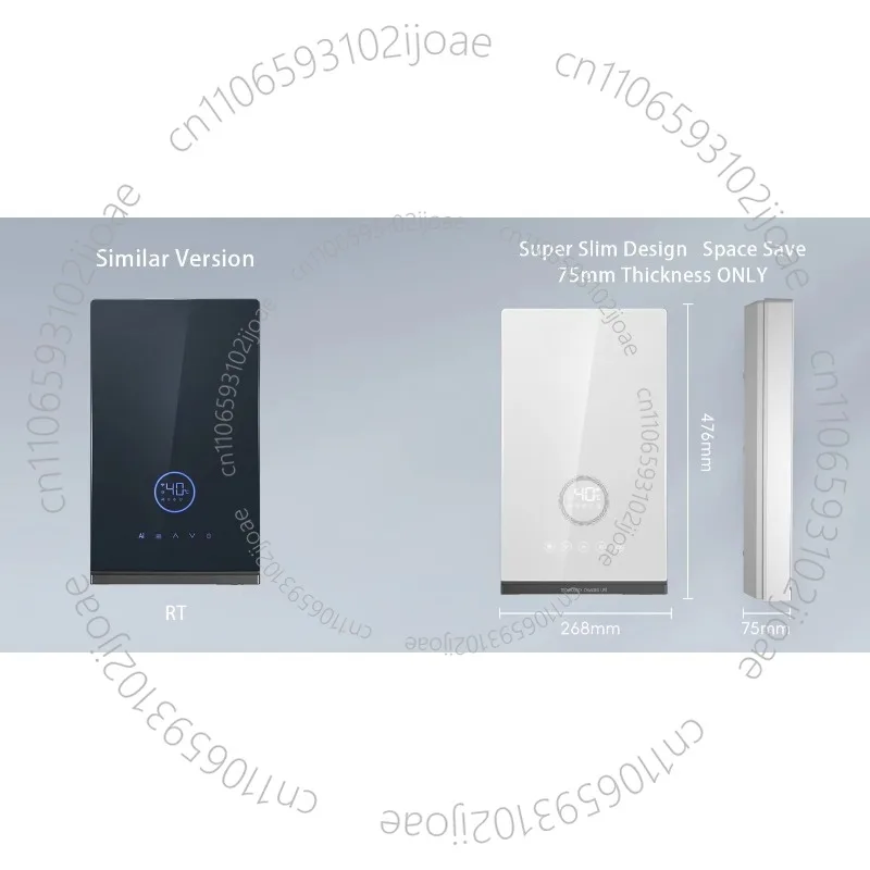 Smart Instant Water Heater 11kW Electric Boiler Tankless Instant on-Demand Hot Water Supply for Hotels Shower or Whole-House Use