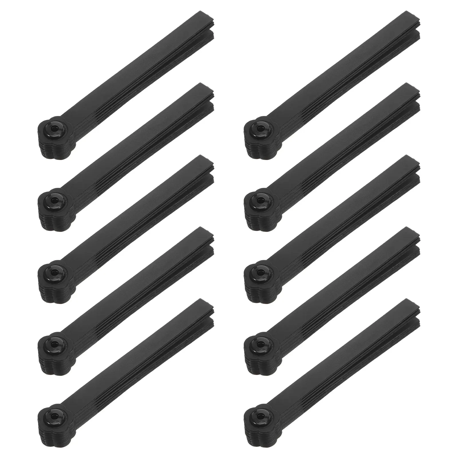 

10Pcs Plastic Folding Fan Frames for DIY Hand Fan Craft Sturdy Material Suitable for Creative Handcraft Projects