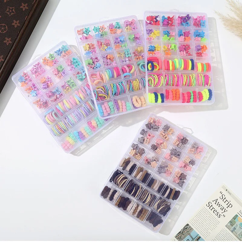 

Small size grab clip children's set hair clip mini hair clip, good elasticity for children, small rubber band headband