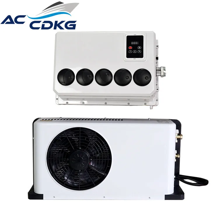 

24V DC Split Truck Parking Air Conditioner With R134a Refrigerant New Cold King For RV Farm Van