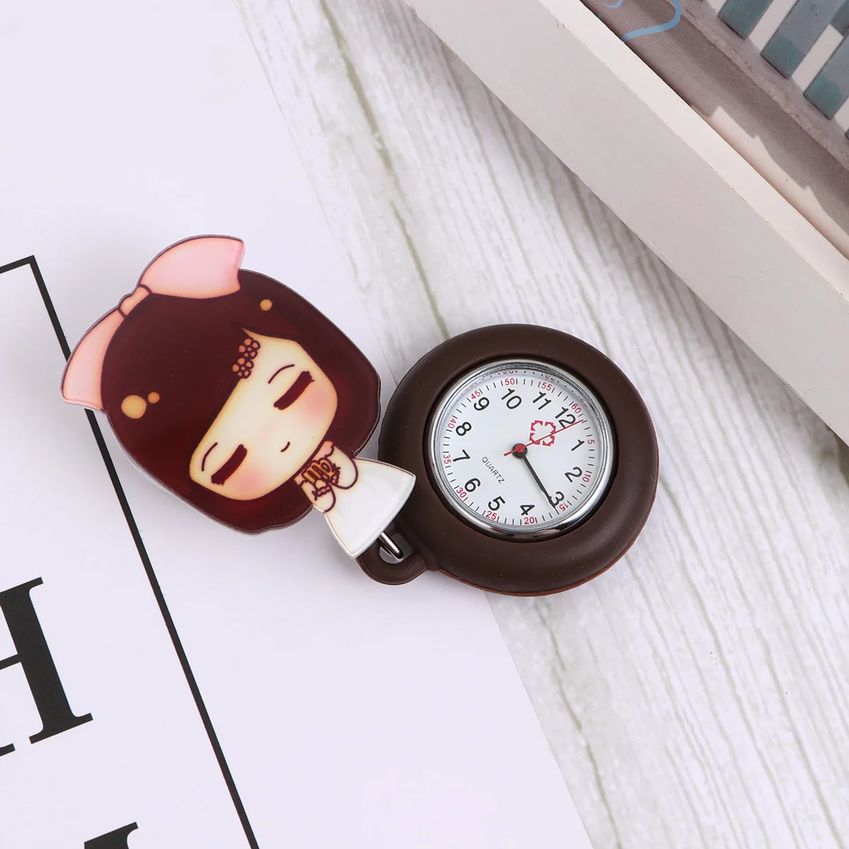 

Nurse Watch Medical Pocket Watch Hanging Portable Telescopic Design For Doctors Nurses Durable Timepiece Gift Clear Dial