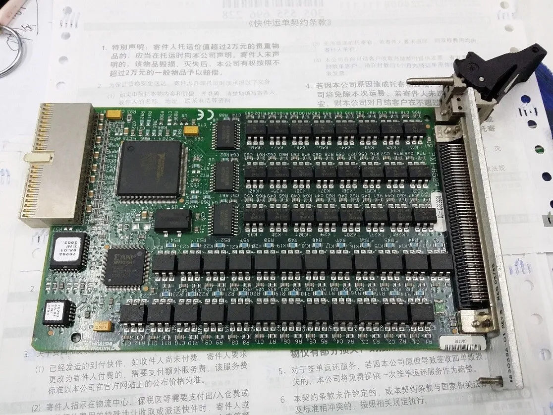 Original, US NI PXI-6527 Modular 48-bit Parallel, Digital I/O Card, Physical Picture