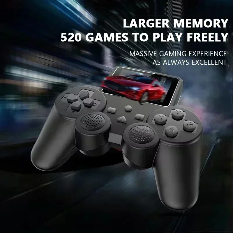 S10 Mini Remote Control Handles Handheld Console 520 Games AV Output Video Two Player Controller Kids Gift