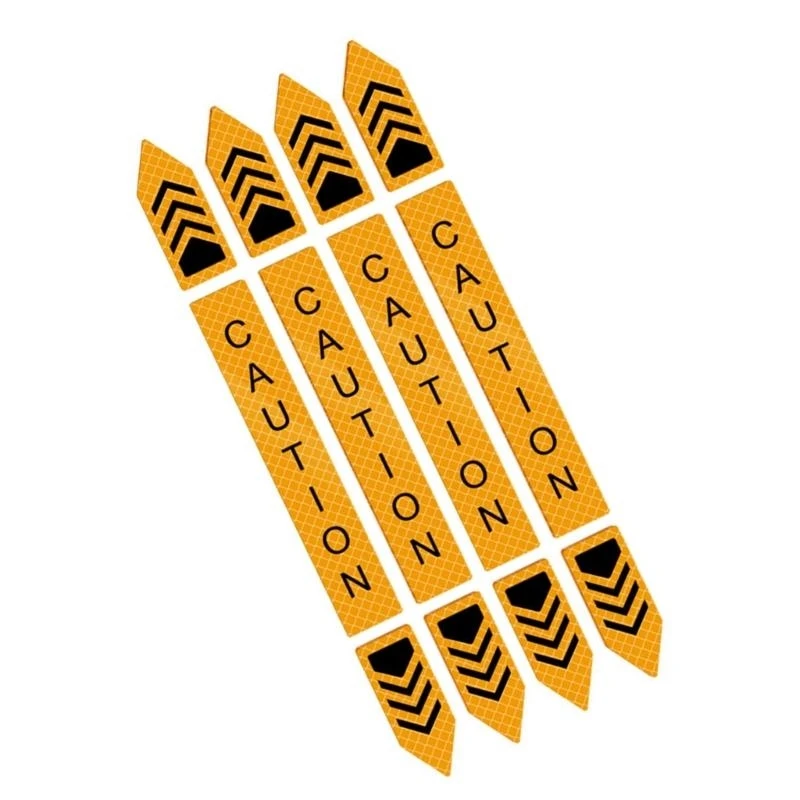 ملصقات باب السيارة العاكسة تحذير من السلامة الليلية والوقاية من الاصطدام