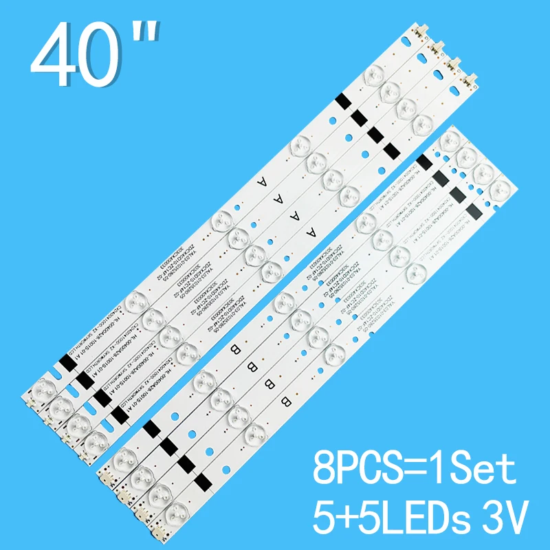 

LED Backlight 10LED for DEXP F40B7000E Rubin RB-40SE9FT2C LT-40E560 HL-00400A28-1001S-01 CXD400410000-X3 YAL03-01035280-05