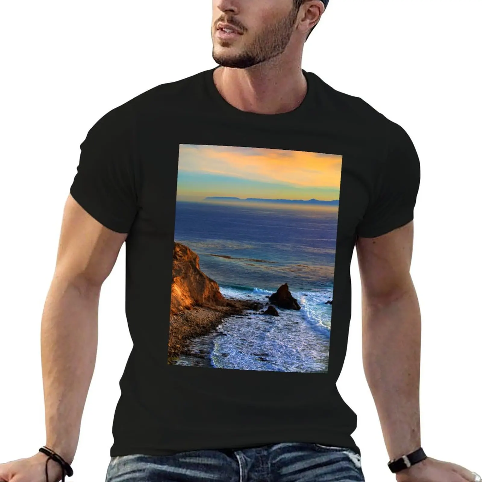 Camiseta Pelican Cove Rancho Palos Verdes, camisetas para hombre, camisetas de marca de lujo de alta calidad, camiseta 100% de algodón