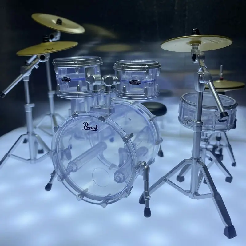 Authentic Bandai Miniature Model - Pearl Drum Set, Jazz Drums Series 2 (Desktop Decor, Gashapon) In Stock