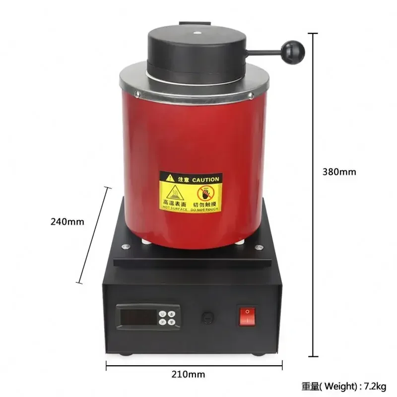 5Kg Vacuum Induction Melting Furnace  Arc Furnace Stainless Steel Pipe Annealing Furnace for Steelmaking Foundry Lab