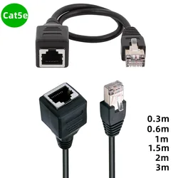 RJ45 male to female network cable extension connector Pure copper core network connector Broadband network cable extender