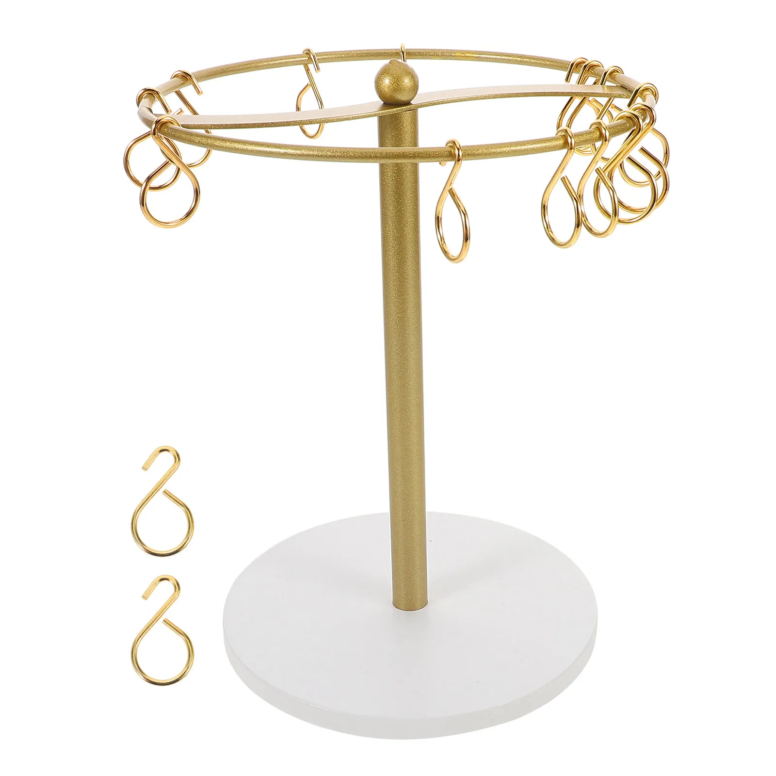 

Металлическая настольная подставка-органайзер для заколок и аксессуаров для волос, многофункциональный держатель для заколок для девочек и женщин