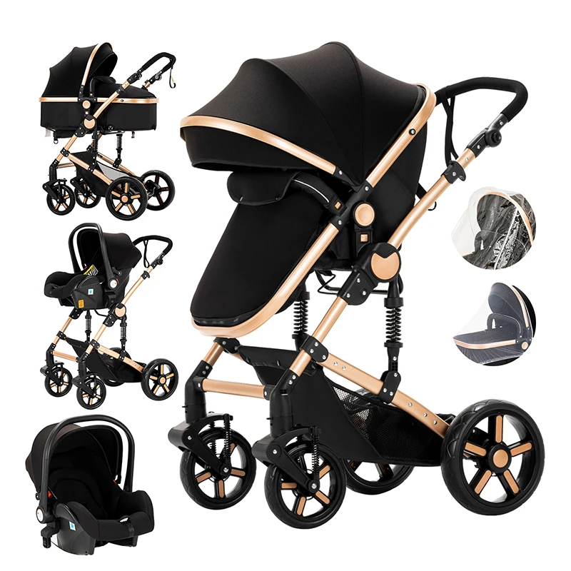 Baby Stroller Baby Cars Baby Stroller 3 in 1 Lightweight Stroller Mother Kids Light Carts Infant Cars Travel Stroller For Baby