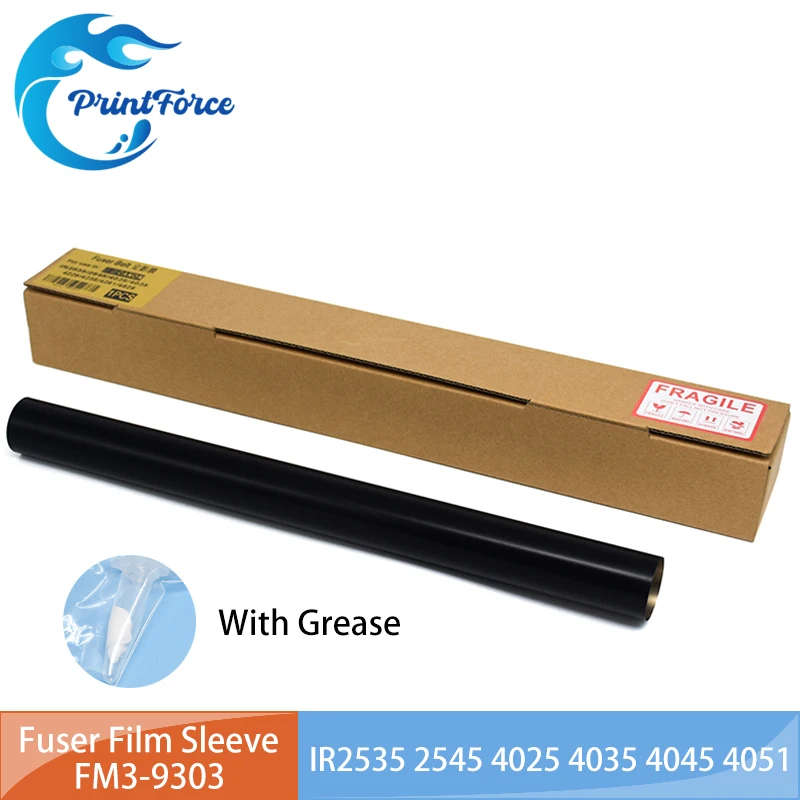 FM3-9303 Metal Fuser Fixing Film Sleeve for Canon IR 2535 2545 4025 4035 4045 4051 4225 4235 4245 4251 4525 4535 4545 4551