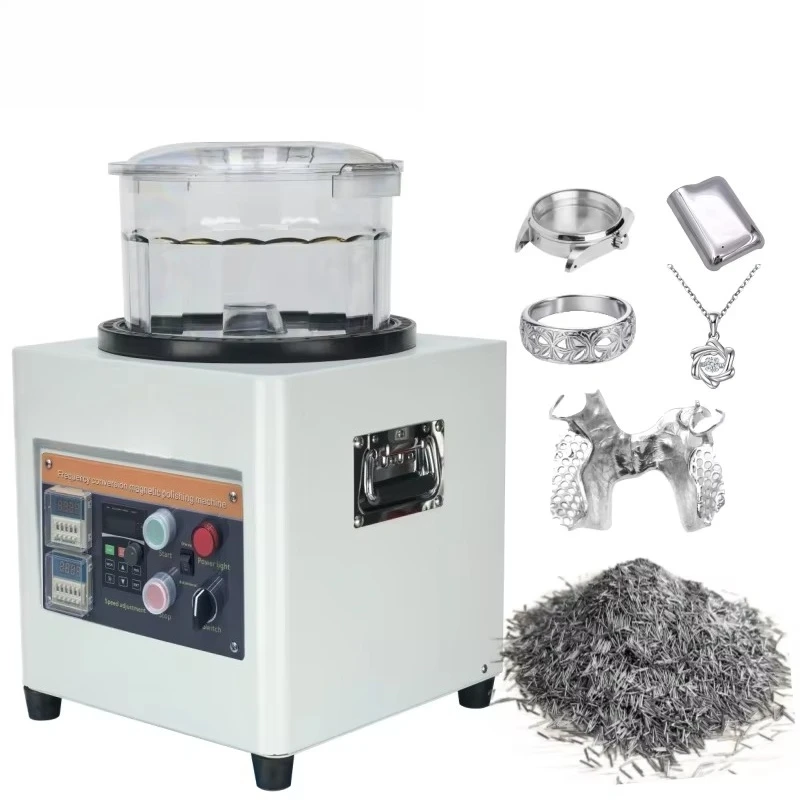Metal Surface Mini Magnetic Tumbler Mags Jewelry Polisher Tumbler Bucket Jewellery Polishing Machine or Aluminum Stainless Steel