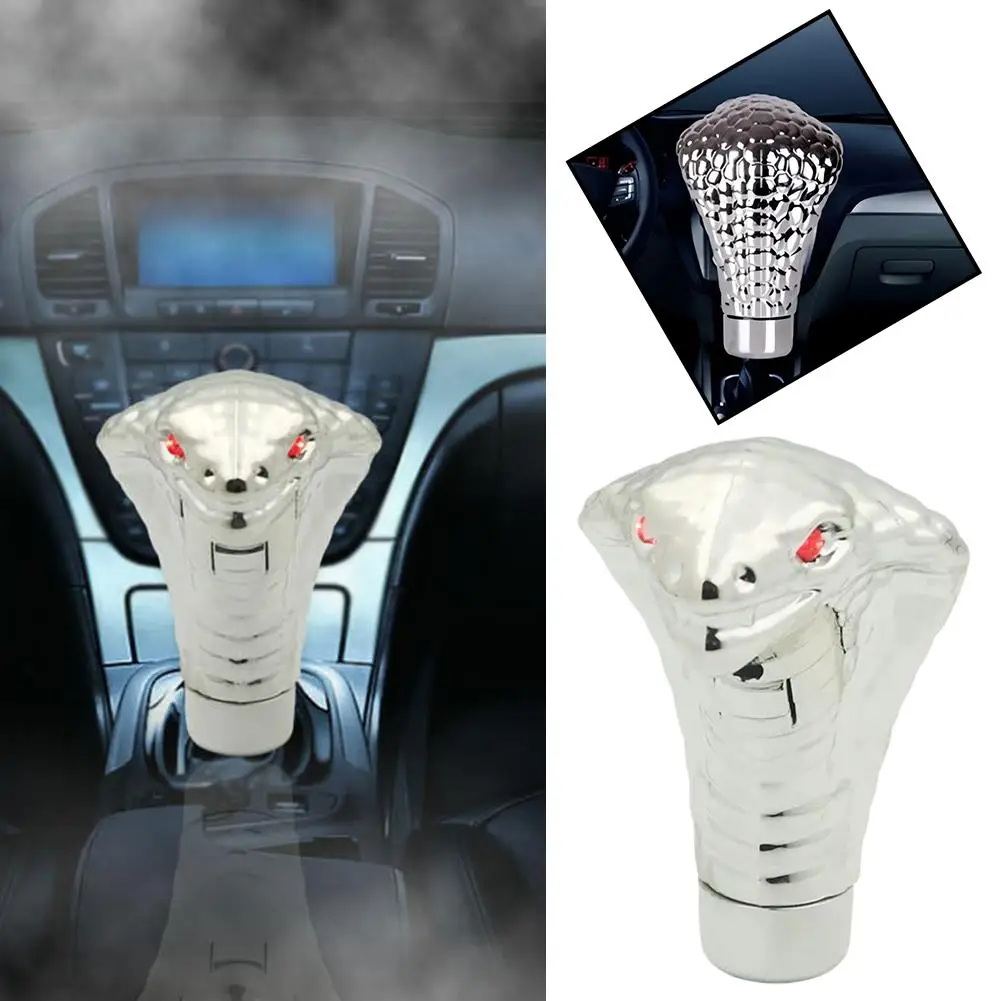 

Universal Car Gear Shift Snake-shaped Head Luminous Car Shift Lever Knob Shift Manual Stick Gear Auto T8G6