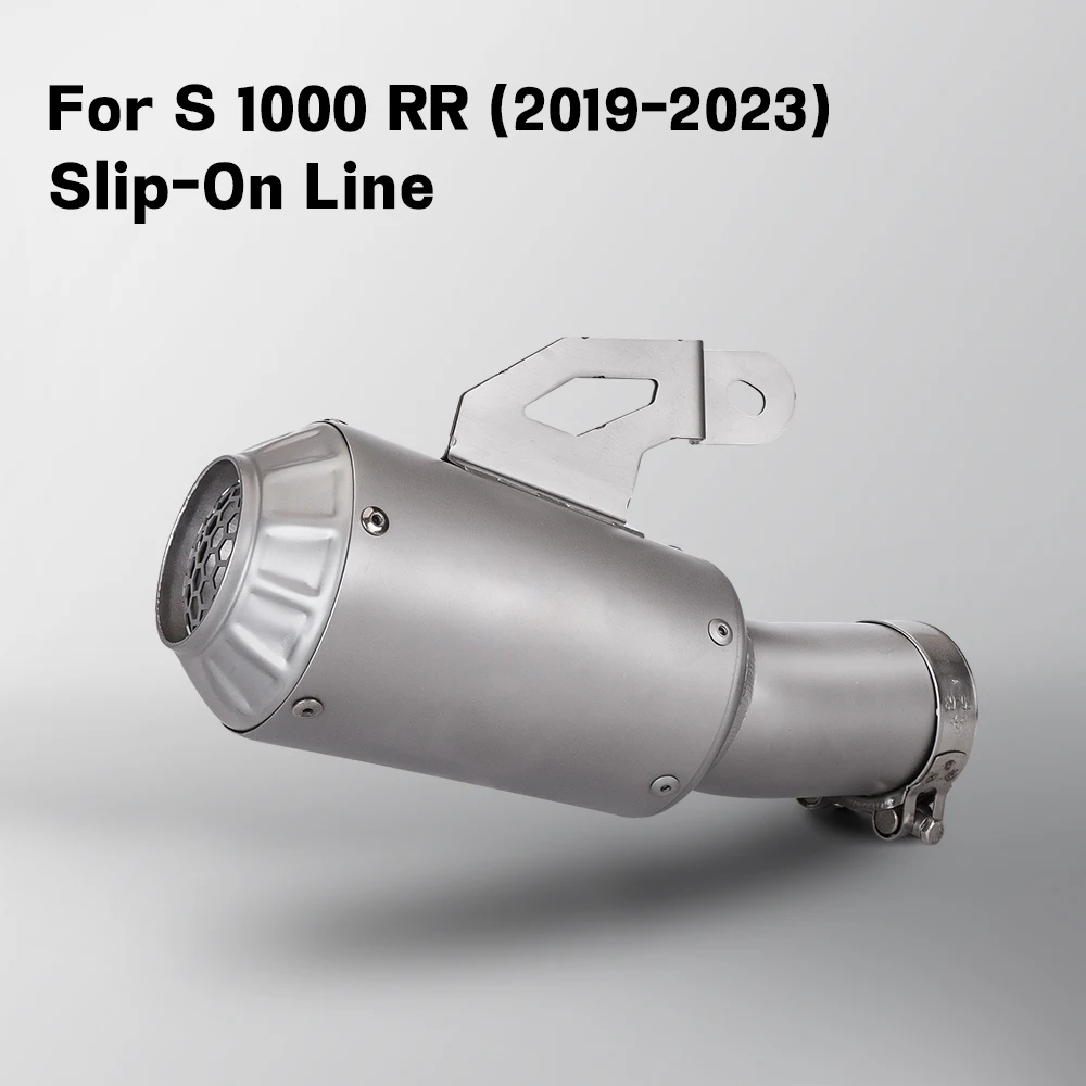 Motorcycle Exhaust Slip On FOR S1000RR Exhaust Tailpipe 2019-2023