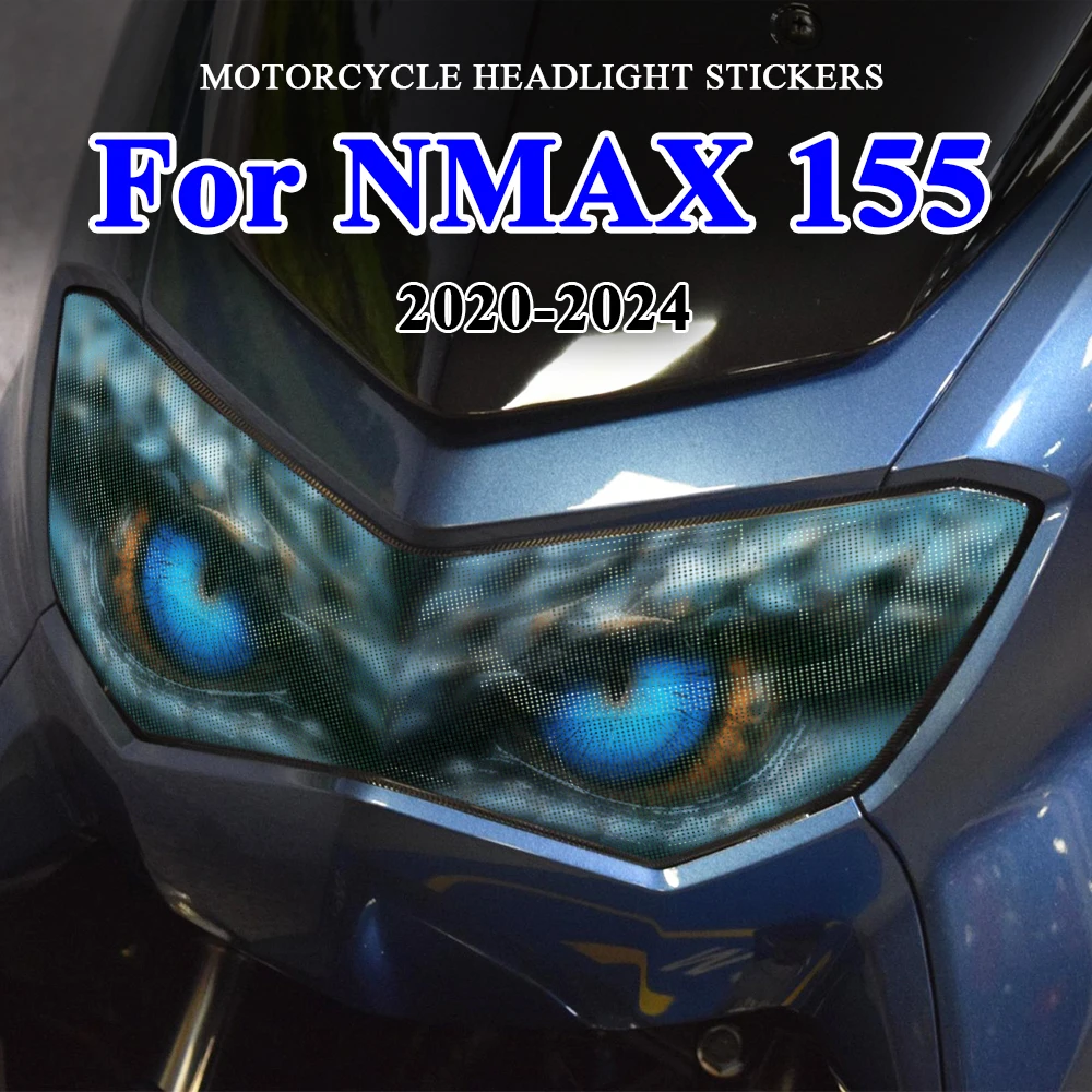 

For Honda NMAX 155 Nmax155 2020 2021 2022 2023 2024 Accessories Motorcycle Headlight Guard Stickers Head Lamp Protection Decals