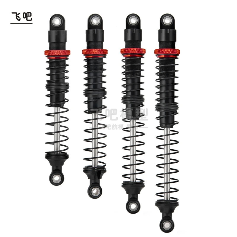 Metal Hydraulic Double-stage Spring Shock Absorber for 1/10 RC Crawler Car Traxxas TRX4 Defender Bronco AXIAL SCX10 RC4WD Parts