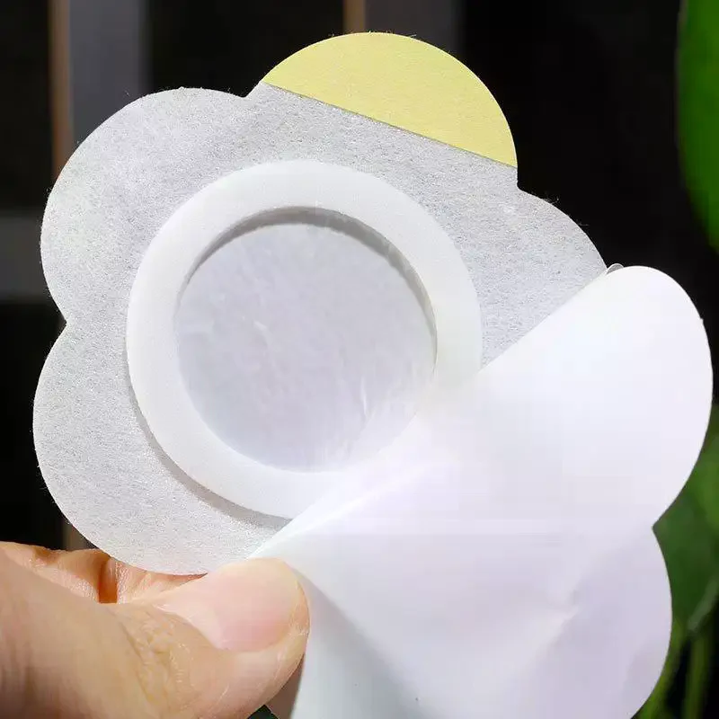 50 шт./компл., сменные одноразовые касторовые масла, самоклеящиеся клейкие наклейки для пупка, устойчивые к просачикам защитные приспособления для пупка