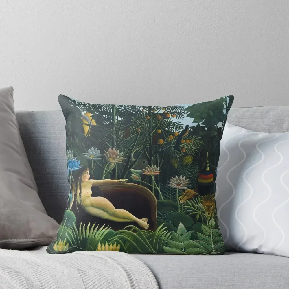 The Dream, Henri Rousseau Throw Pillow christmas ornaments 2025 Custom Cushion Photo pillow