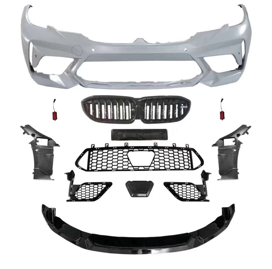STLF Karosserie-Kit für BMWs 2019-2021 3er Serie Frontstoßstange G28/G20 Upgrade M3C Frontstoßstangen-Kit