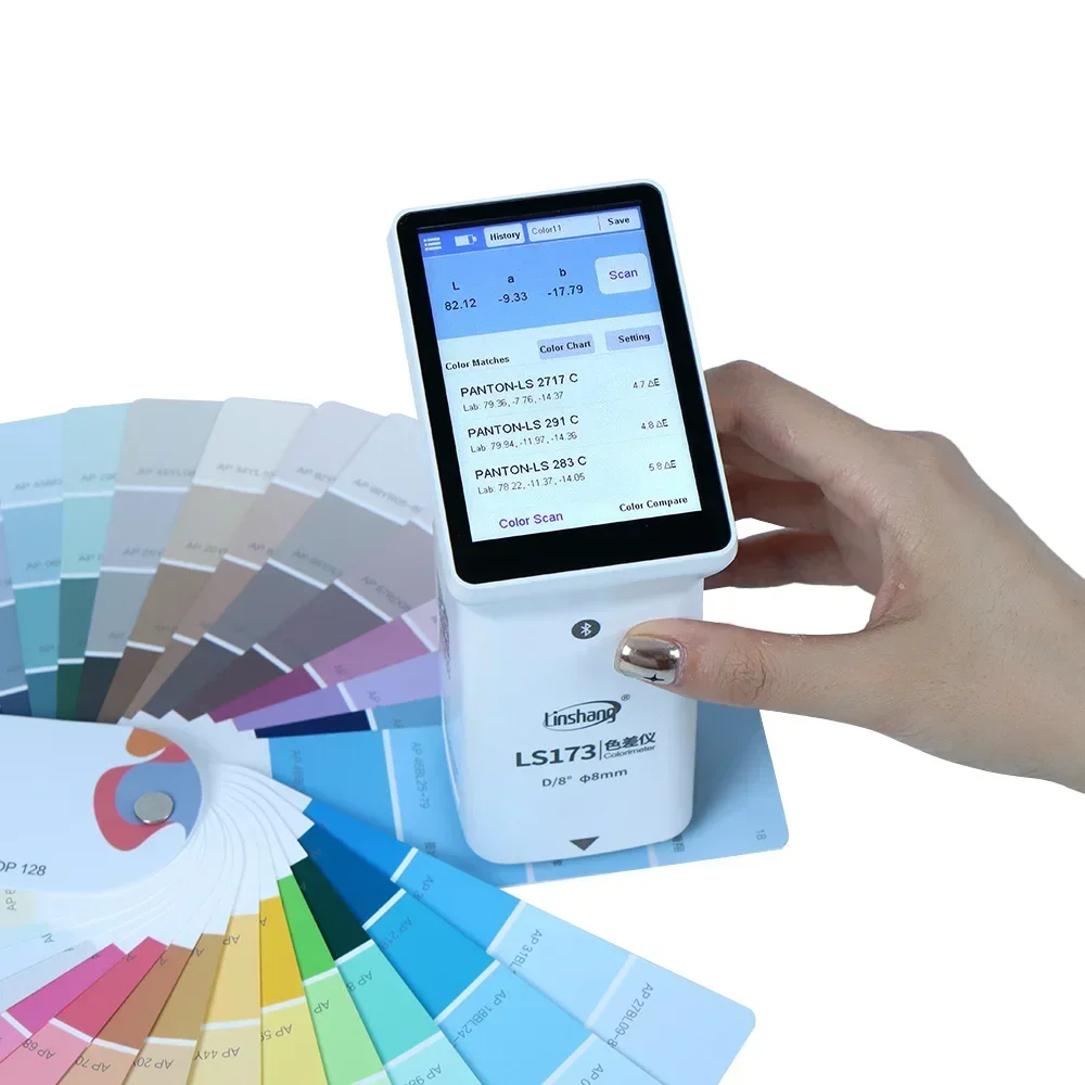 Custom LS173 D/8 Portable Car Paint Scanner Skin Precision Colorimeter for Paint Color Measurement