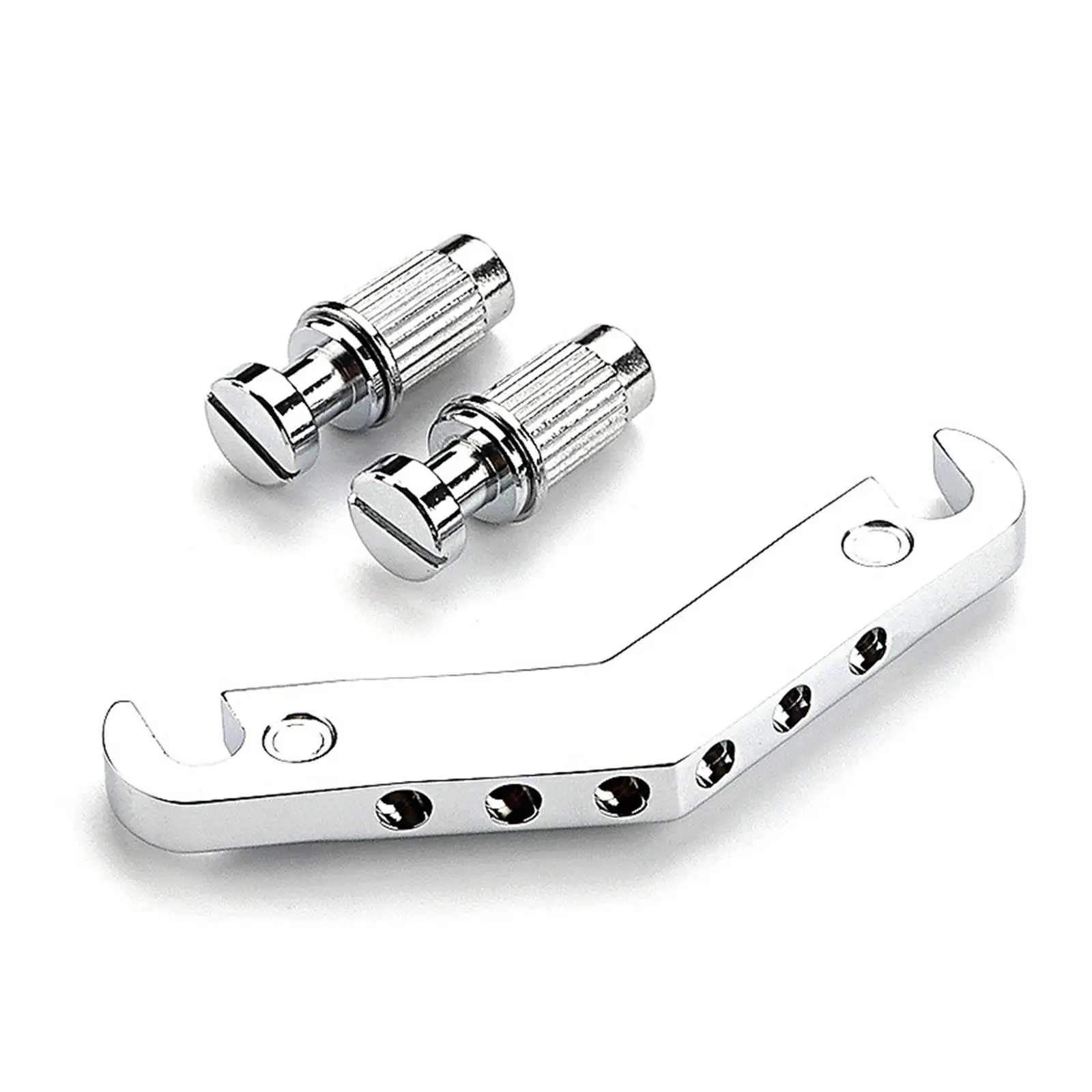 V Shape Metal Stop Rod Tailpiece Electric Guitar Replacement Bridge Parts for Improved Sound and Stability