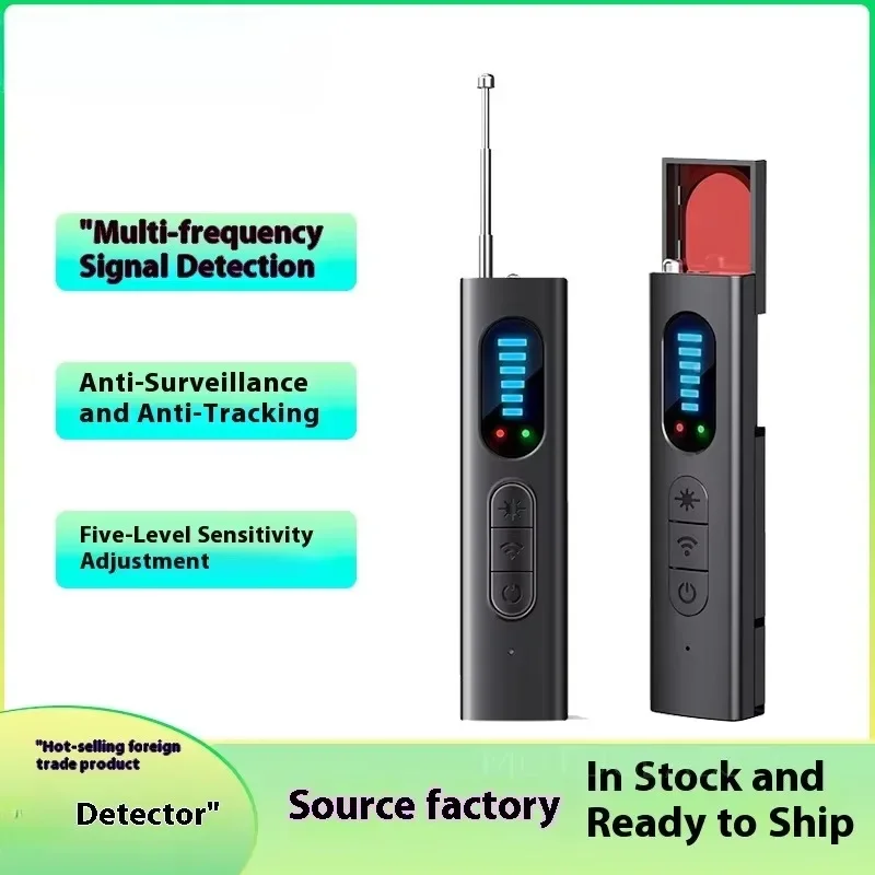 

1pcs Hidden Camera Detector Anti Spy Wireless Signal Infrared Scanner Anti Tracking Anti Listening Device for Office Travel Home