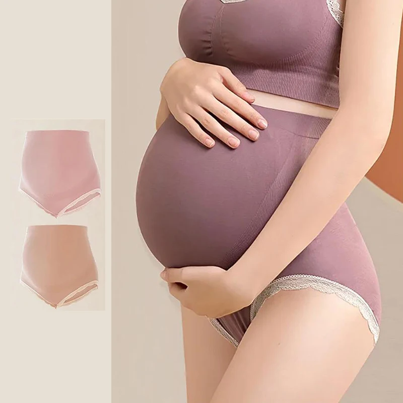 Maternity Intimates Women High Waist Pregnant Solid Woman Underwear Adjustable Elasticity Maternity Women Underwear Pantie