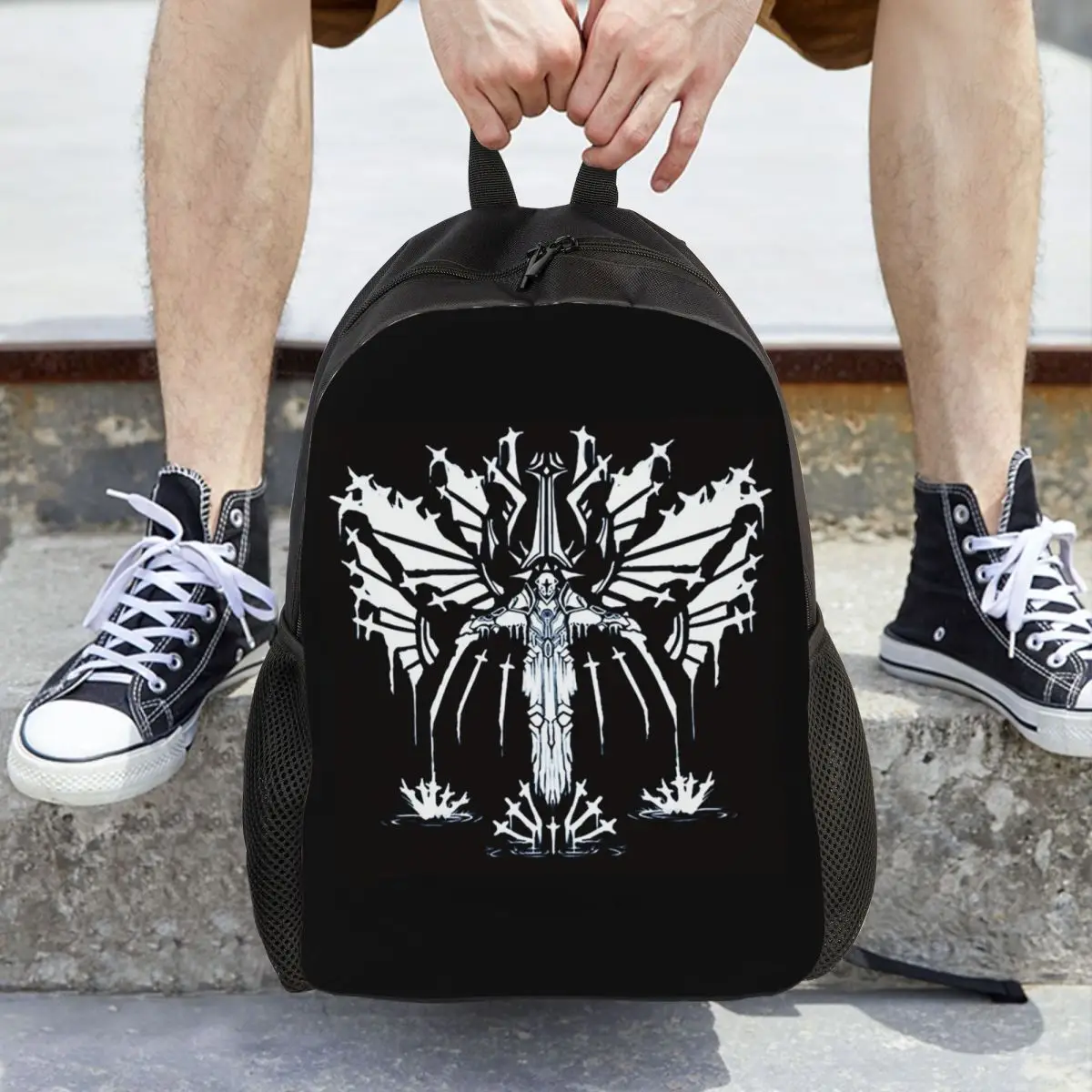 

Игровой рюкзак Ultrakill, вместительный, для детей, школьный рюкзак, сумка через плечо для мужчин и женщин