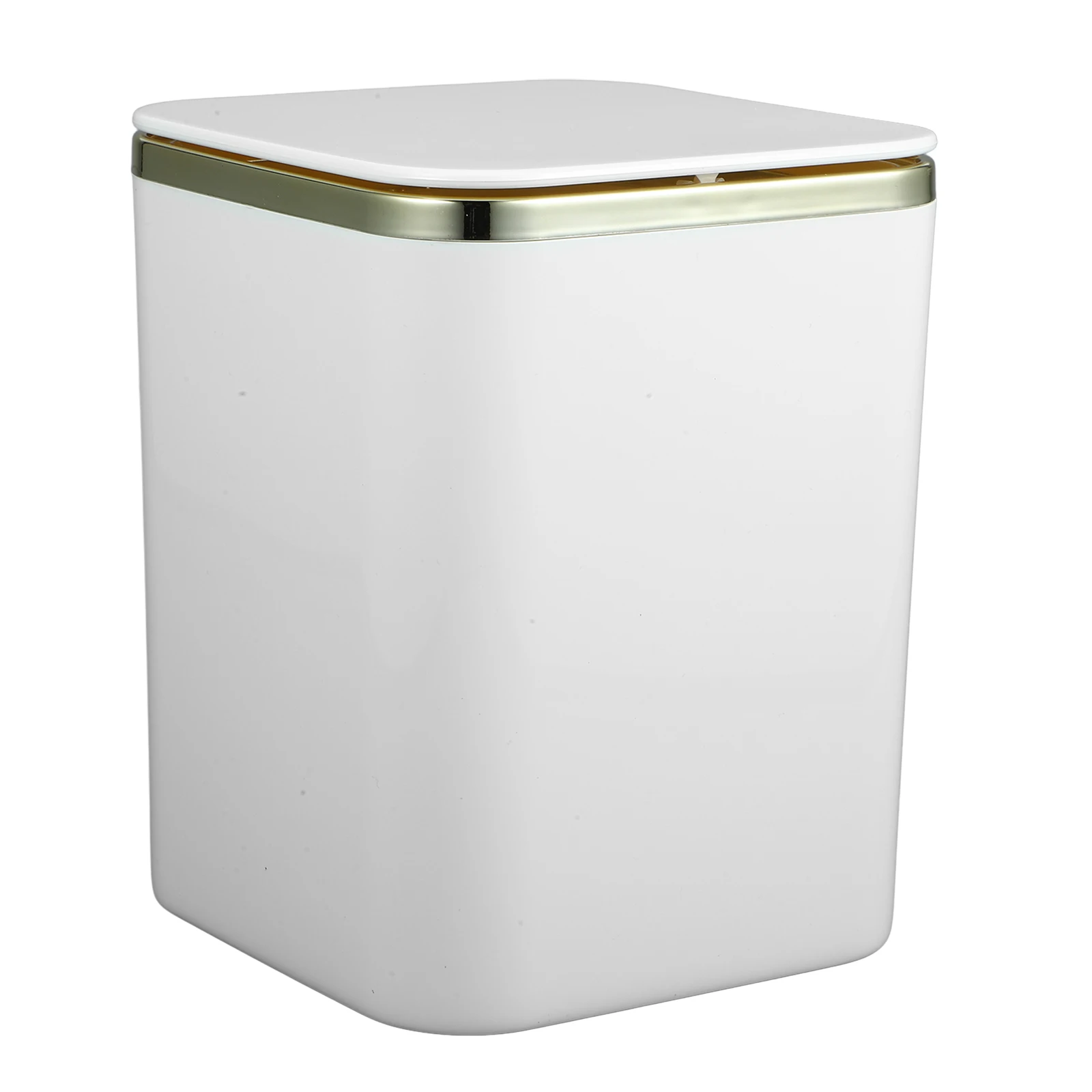 

Pop-up Trash Can Lids Trashcan Cans Table Desk Container with Cover Wastebasket