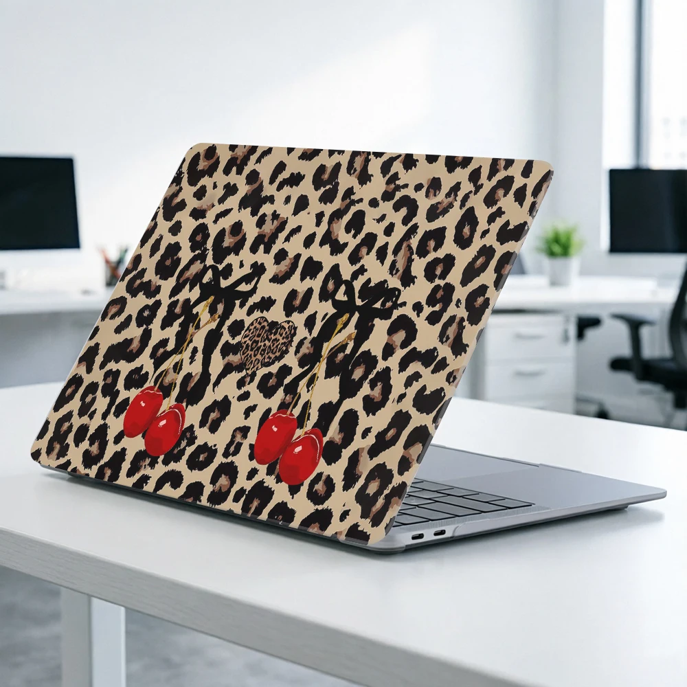 Leopard Print Laptop Case for MacBook Neo 13 A18 Pro Model A3404 2026 Hard Cover for MacBook Pro 14 16 M2 M3 M4 M5 Air13 15 Case