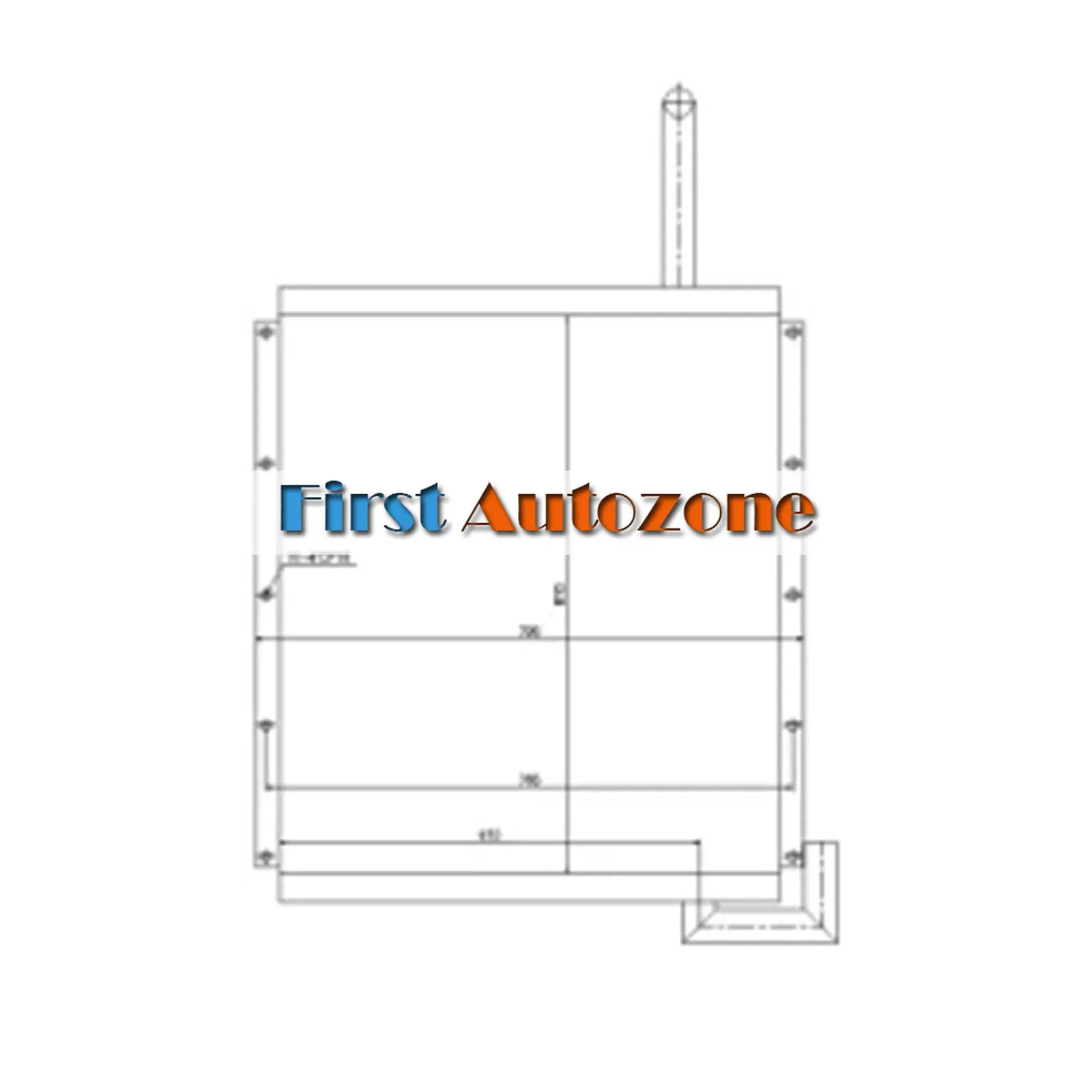 

Охладитель гидравлического масла 4206092 для экскаватора Hitachi EX220 EX220-1