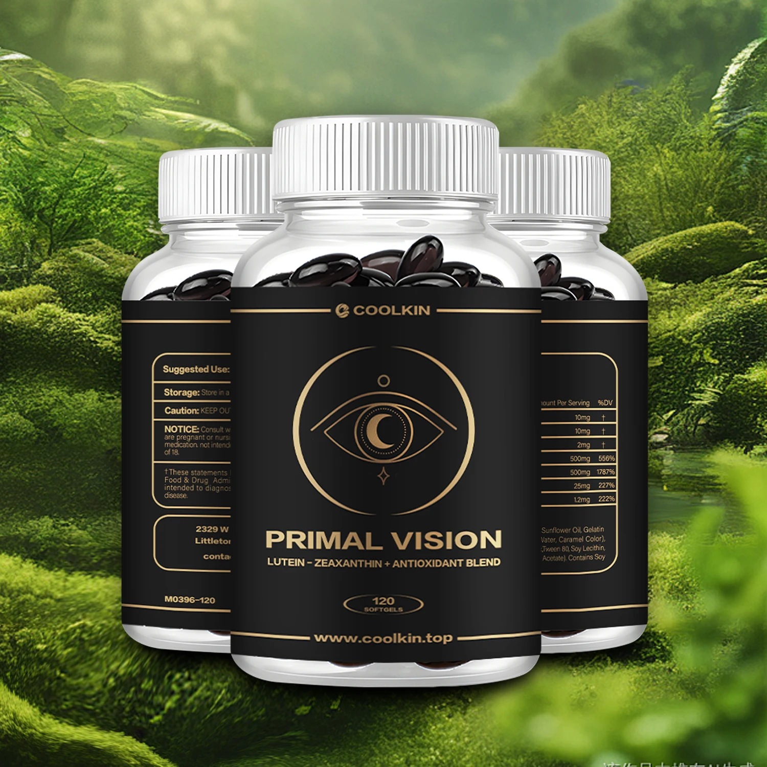 

Vision Health Capsules - with Lutein, Zeaxanthin - Eye Vitamins, Protect Eyesight, Relieve Visual Fatigue Supplement
